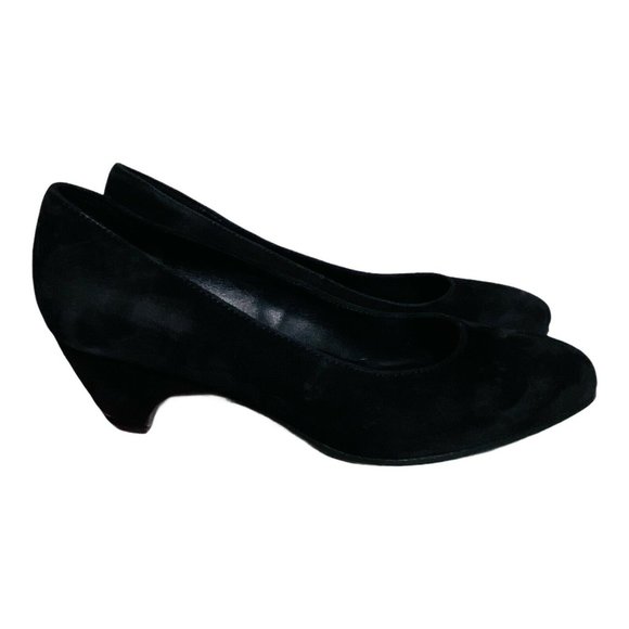 Eileen Fisher Shoes - Eileen Fisher Women Size Black Suede Almond Toe Sl